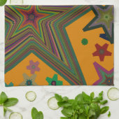 Stars van de Oranje Groene Partij Theedoek (Gevouwen)