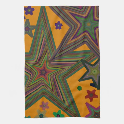 Stars van de Oranje Groene Partij Theedoek (Verticaal)