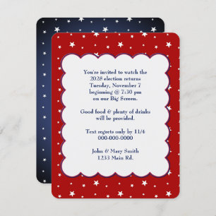 Stars van de patriottische verkiezingspartij kaart