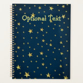 Stars-veld op diep middernacht Blue Sky Planner (Voorkant)