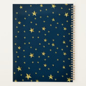 Stars-veld op diep middernacht Blue Sky Planner (Achterkant)