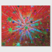 Stars Verpakkingspapier Cadeaupapier (Vlak)