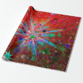 Stars Verpakkingspapier Cadeaupapier (Uitgerold)