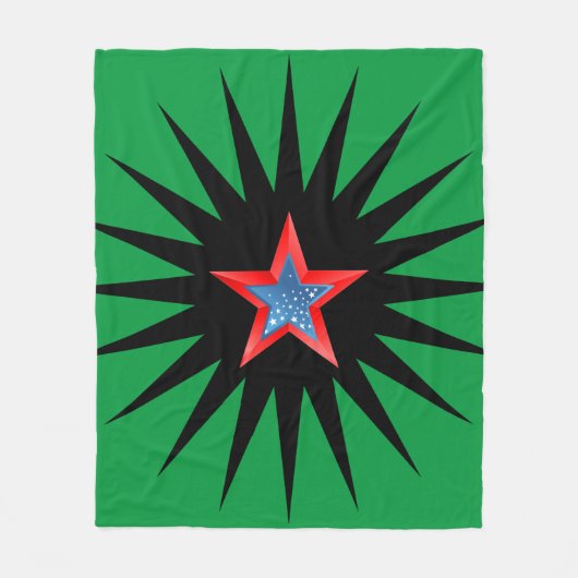 Stars vlooiendeken. fleece deken (Voorkant)