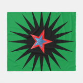 Stars vlooiendeken. fleece deken (Voorkant (Horizontaal))