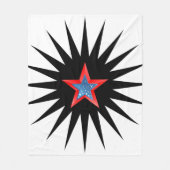 Stars vlooiendeken. fleece deken (Voorkant)