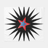 Stars vlooiendeken. fleece deken (Voorkant (Horizontaal))