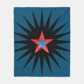 Stars vlooiendeken. fleece deken (Voorkant)