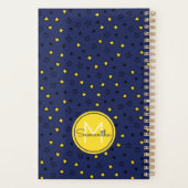 Stars voor de nachtelijke hemelvaart op het marine planner (Achterkant)