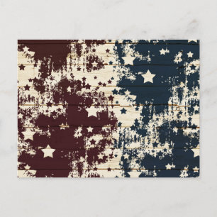 Stars Wood Briefkaart