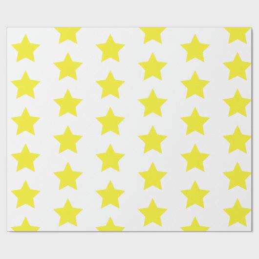 Stars Wrapping Paper Cadeaupapier (Vlak)