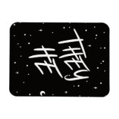 Stars ze/He Pronouns Magneet (Horizontaal)
