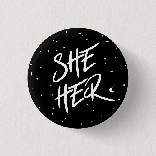 Stars zij/haar woordvoerders ronde button 3,2 cm (Voorkant)