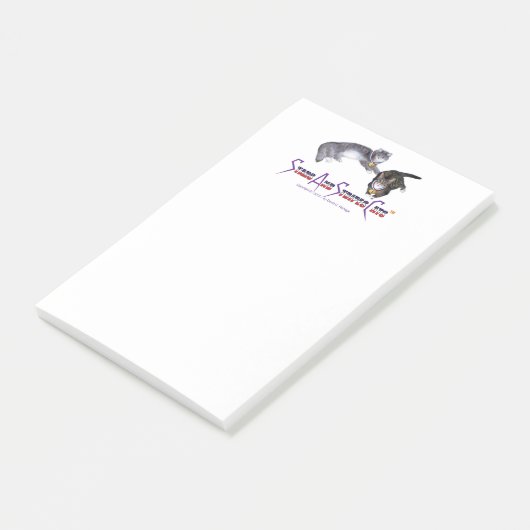 StarsAndStripesCats notes, 4 x 6 Post-it® Notes (Schuin)