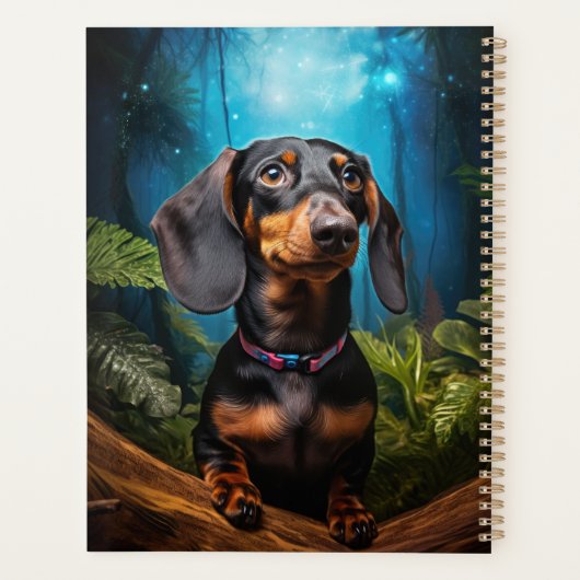 Starscape Dachshund Planner (Achterkant)