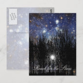 Starscape en Bomen: Bereik - Briefkaart (Voorkant / Achterkant)