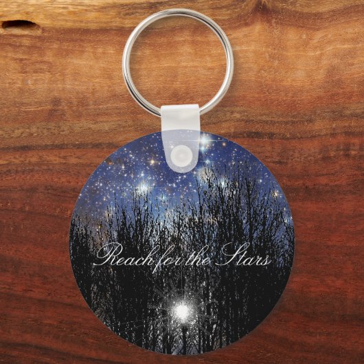 Starscape en bomen: Bereik - Sleutelhanger (Voorkant)