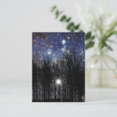 Starscape en Bomen - Briefkaart (Staand voorkant)
