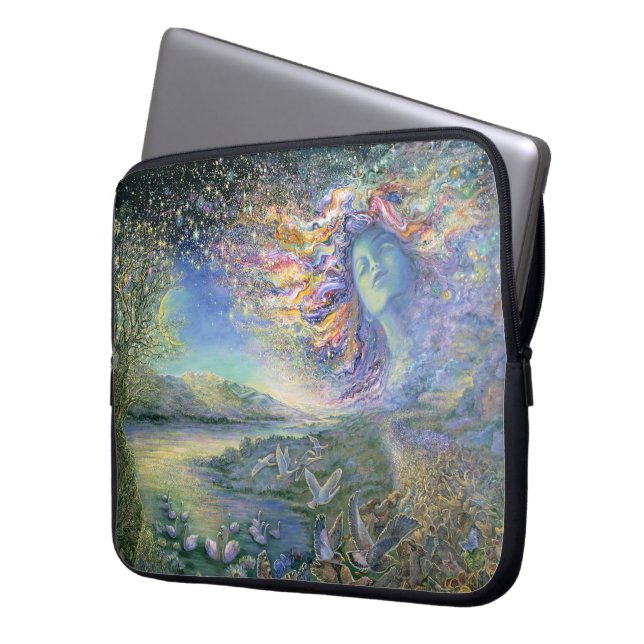 Starscape Laptop Hoesje Sleeve (Voorkant Links)