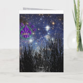 Starscape & Trees: Bereik - Wenskaart Kaart (Achterkant)