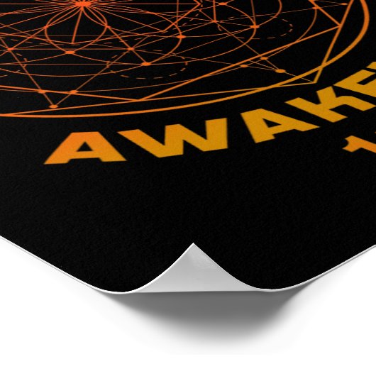 Starseed Awakening 1111 Sacred Geometry Poster (Hoek)