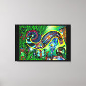 StarSeed Awakening, een zuivering van corruptie... Canvas Afdruk (Voorkant)