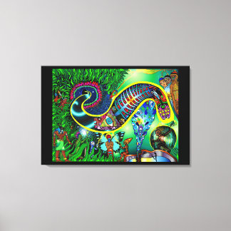 StarSeed Awakening, een zuivering van corruptie... Canvas Afdruk