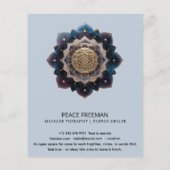 Starseed Geometrie | Mandala Ontwerp Flyer (Achterkant)