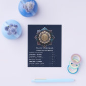 Starseed Geometrie | Mandala Ontwerp Flyer (Enkel)