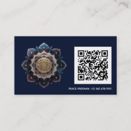 Starseed Geometrie | Mandala Ontwerp Visitekaartje