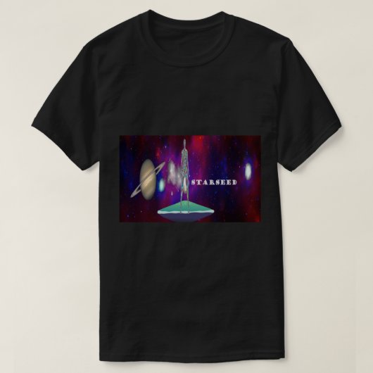 Starseed Light Worker Earth Mission T-shirt (Design voorkant)