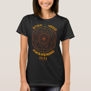 Starseed Ontwaking 1111 Heilige Geometrie T-shirt