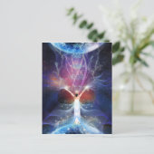 "Starseed" - tussen twee werelden. Briefkaart (Staand voorkant)