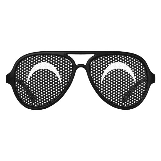 STARSH!P: Kinderen feesttinten (Emoticon - Grinnin Aviator Zonnebril (Voorkant)