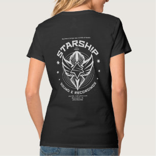 STARSH!P T-shirt voor geluids- en opnamen (vrouwel