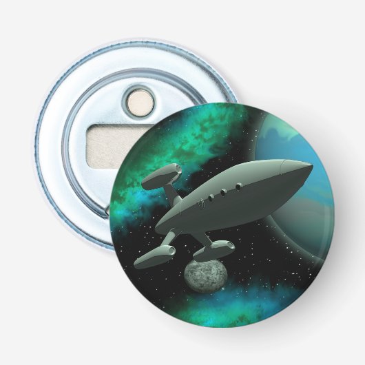 Starship Explorer Button Flesopener (Voorkant)