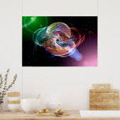 Starship Fractalica Poster (Keuken)