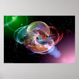 Starship Fractalica Poster
