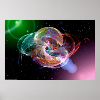 Starship Fractalica Poster