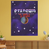 Starship naar Mars Canvas Afdruk (Insitu (Woonkamer))