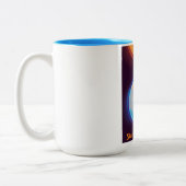 Starship naar Mars Tweekleurige Koffiemok (Links)