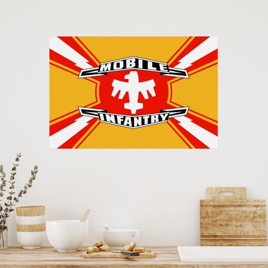 Starship Troopers Mobile Infanation Poster (Keuken)