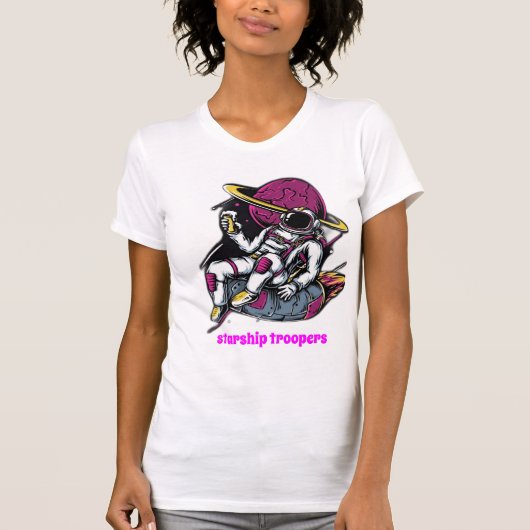 Starship Troopers T-shirt voor dames (Voorkant)