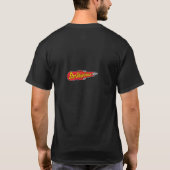 StarShipSofa Red/Yellow op zwart T-shirt (Achterkant)