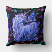 Stars'n Stuff Blue Unicorn Kussen (Achterkant)