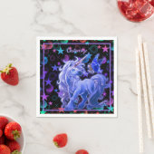 Stars'n Stuff Blue Unicorn Servet (Insitu)
