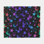 Stars'n Stuff Pattern Fleece Deken (Voorkant (Horizontaal))