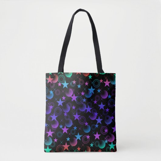 Stars'n Stuff Pattern Tote Bag (Voorkant)