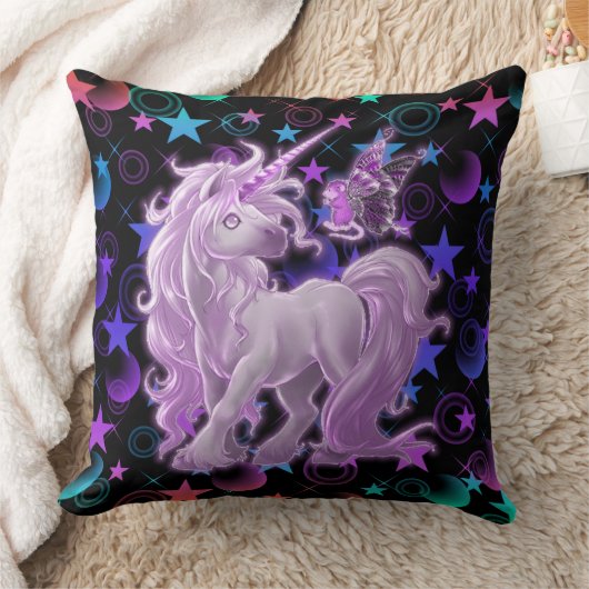 Stars'n Stuff Pink Unicorn Kussen (Deken)