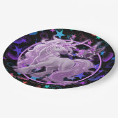 Stars'n Stuff Pink Unicorn Papieren Bordje (Gekanteld)